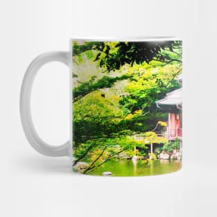 Photography - Japanese garden en tea house Mug